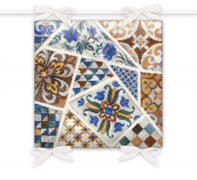 Riolis Cross Stitch Kit - Mosaic Cushion