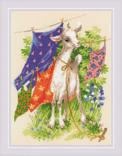 Riolis Cross Stitch Kit - Naughty Goat