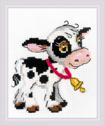 Riolis Cross Stitch Kit - Calf with a Bell