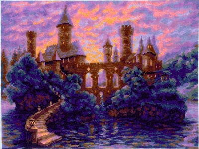 Riolis Cross Stitch Kit - Mysterious Castle