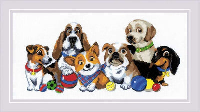 Riolis Cross Stitch Kit - Dog Show
