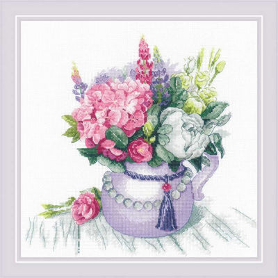 Riolis Cross Stitch Kit - Floral Charm