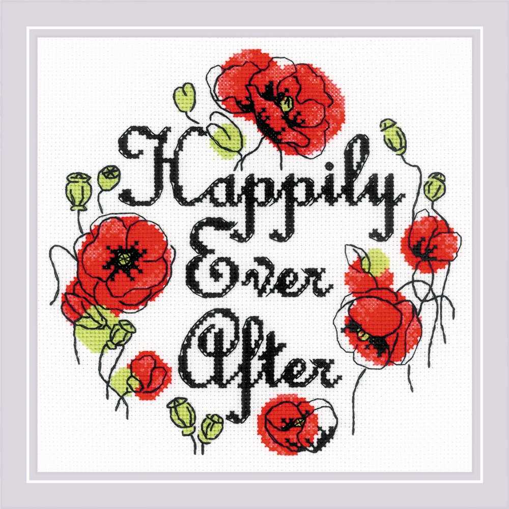 Riolis Cross Stitch Kit - Happily Ever After