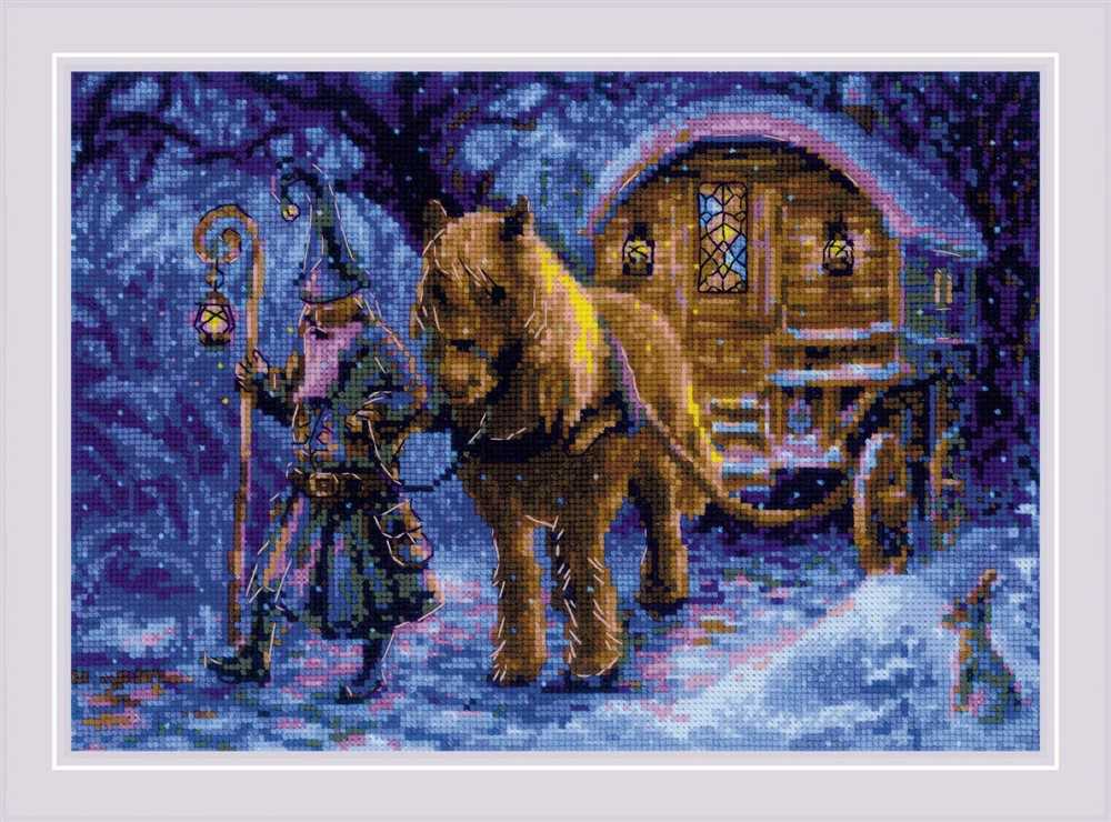 Riolis Cross Stitch Kit - Travelling Sorcerer