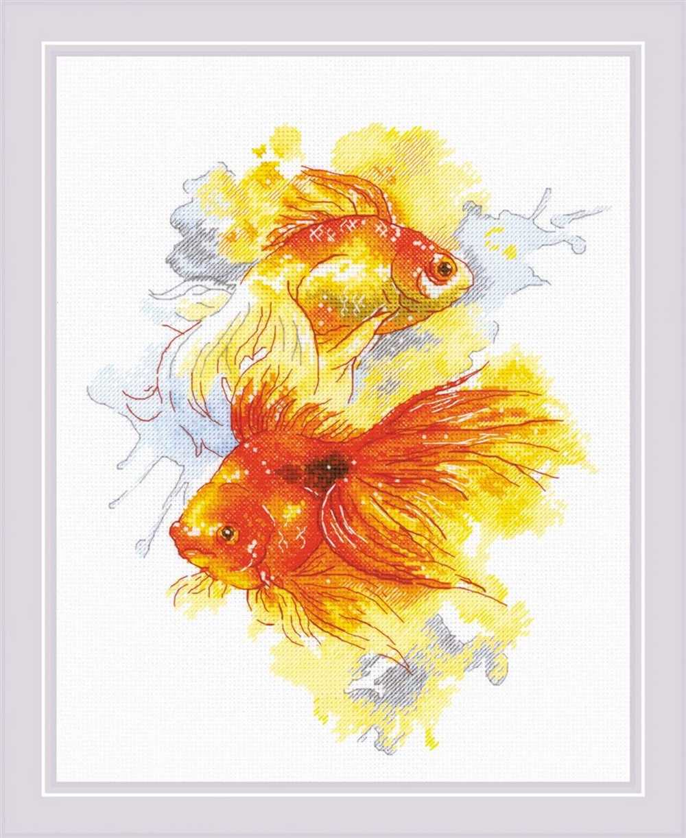 Riolis Cross Stitch Kit - Goldfishes