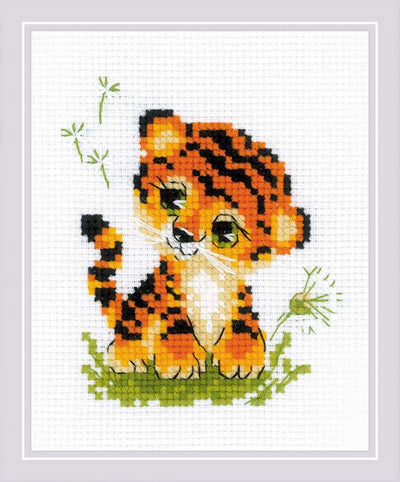Riolis Cross Stitch Kit - Baby Tiger