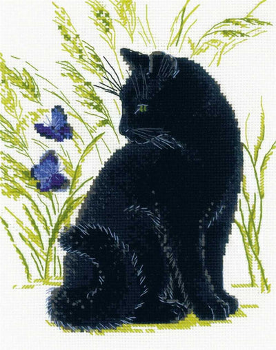 Riolis Cross Stitch Kit - Black Cat