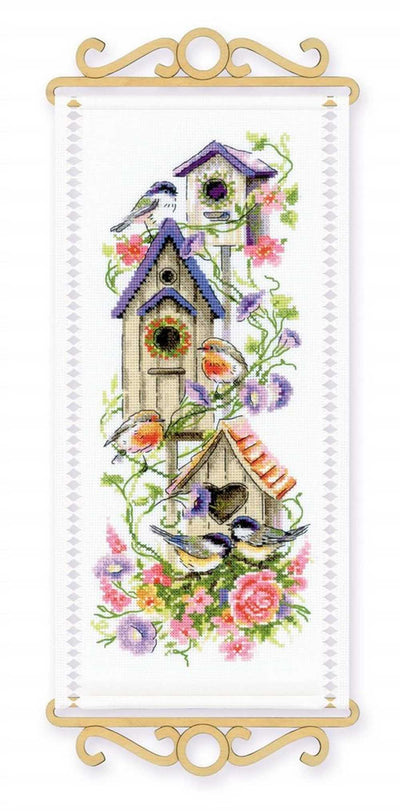 Riolis Cross Stitch Kit - House Warmng Bird House