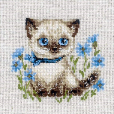 Riolis Cross Stitch Kit - Siamese Kitten