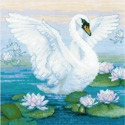 Riolis Cross Stitch Kit - White Swan