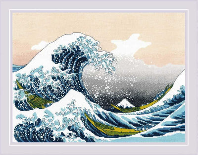Riolis The Great Wave off Kanagawa Cross Stitch Kit