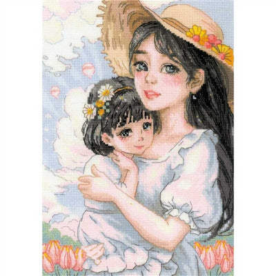 Riolis Cross Stitch Kit - Tender Love