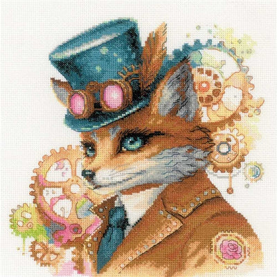 Riolis Cross Stitch Kit - Steampunk Fox