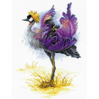 Riolis Cross Stitch Kit - Crowned Crane
