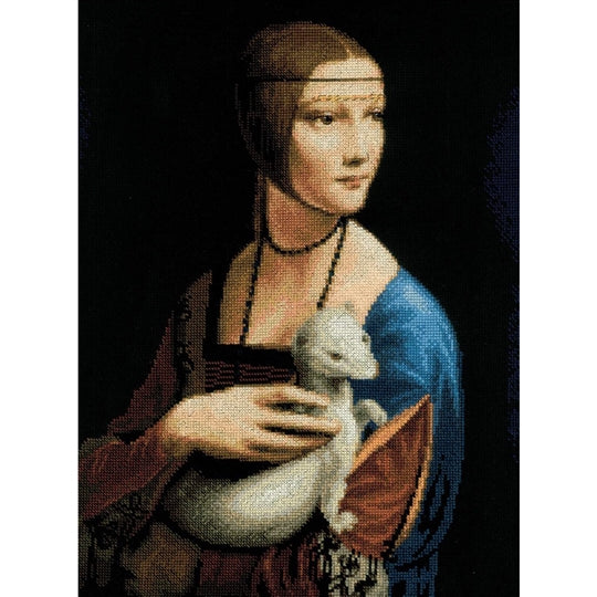 Lady with an Ermine Cross Stitch Kit -RIOLIS