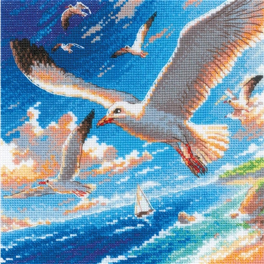 Sea Breeze Cross Stitch Kit -RIOLIS
