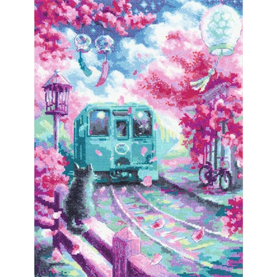 Spring Express Cross Stitch Kit -RIOLIS