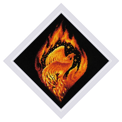 Flaming Phoenix Cross Stitch Kit -RIOLIS
