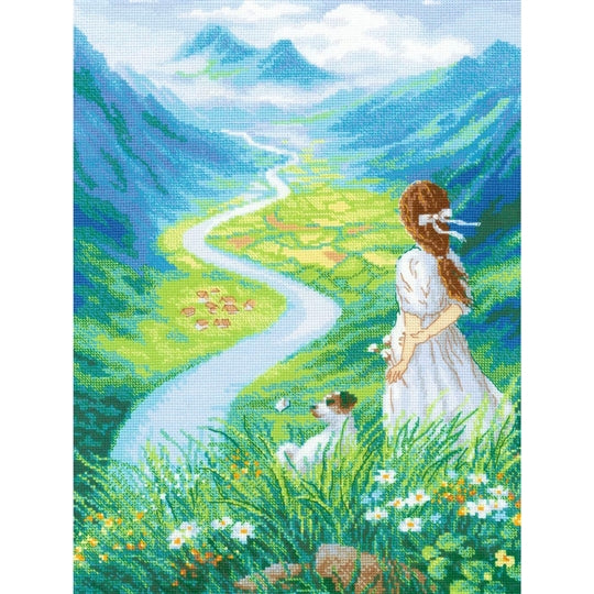 Riolis Cross Stitch Kit - Where Does the River Flow