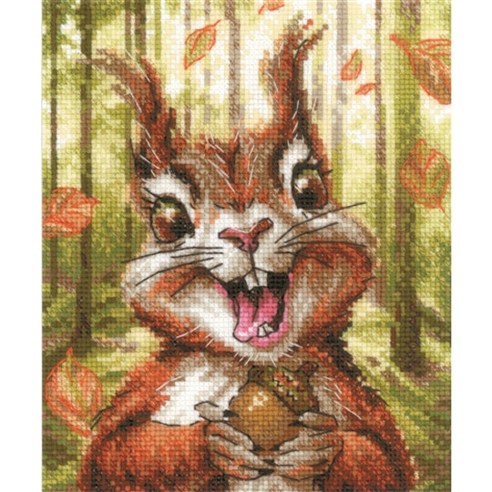 Nutty Delight Cross Stitch Kit ~ RIOLIS