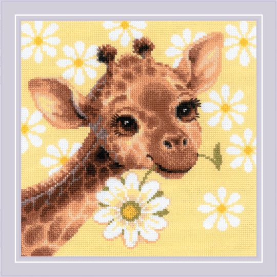 Riolis Cross Stitch Kit - Little Giraffe