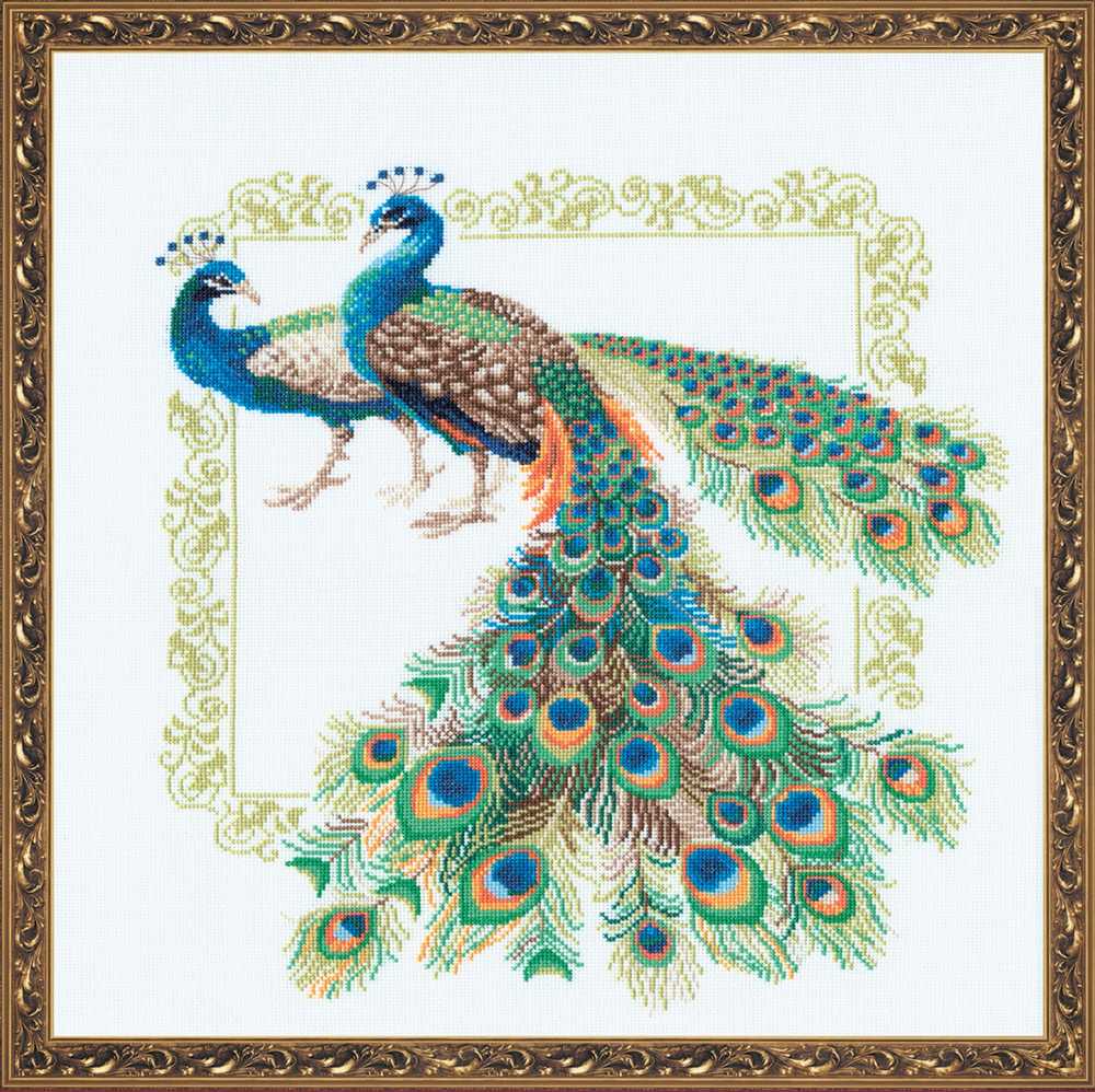 Riolis Cross Stitch Kit - Peacocks