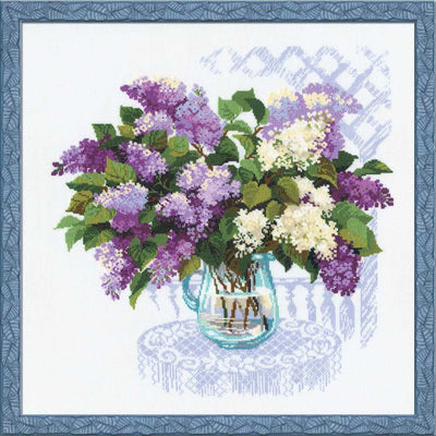 Riolis Cross Stitch Kit - Lilac Bouquet