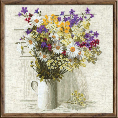 Riolis Cross Stitch Kit - Wildflowers