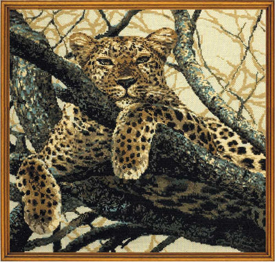 Riolis Cross Stitch Kit - Leopard