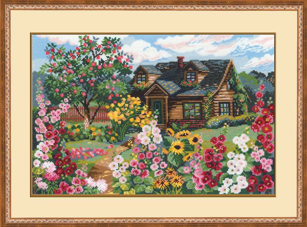 Riolis Cross Stitch Kit - Flowering Garden