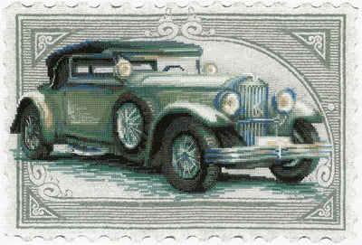 Riolis Embellished Cross Stitch Kit - Vintage Car