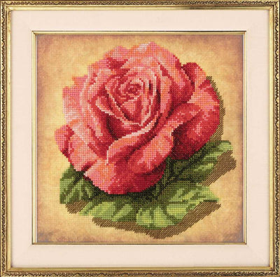 Riolis Embellished Cross Stitch Kit - Rose