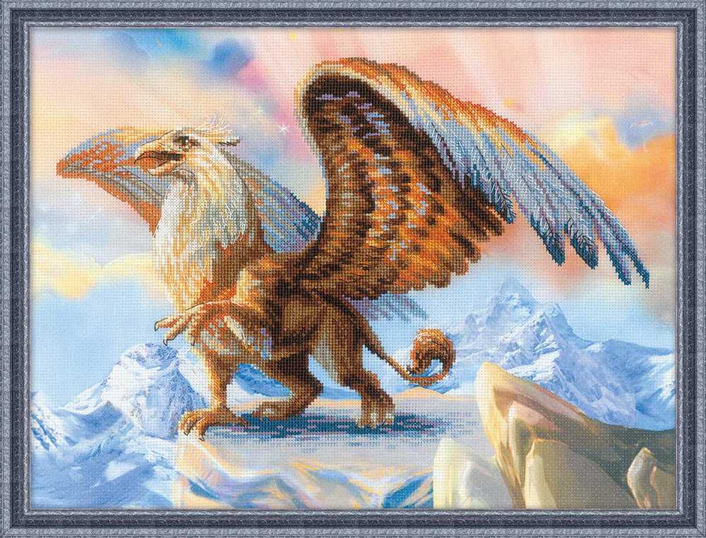 Riolis Embellished Cross Stitch Kit - Griffin SALE