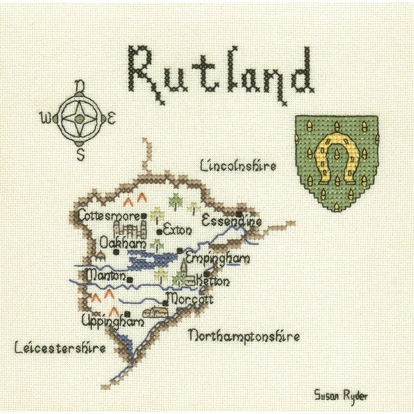 Rutland Cross Stitch Kit Heritage Crafts SALE