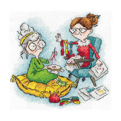 Grandmothers Embroiderers Cross Stitch Kit - Andriana