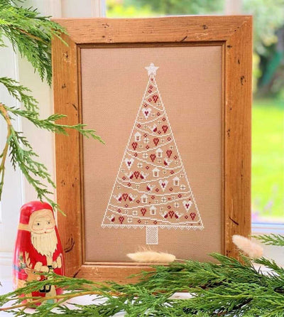 Scandi Christmas Tree Cross Stitch Kit Historical Sampler Co