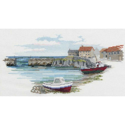 Coastal Britain - Fisherman's Haven Cross Stitch Kit by Derwentwater Designs