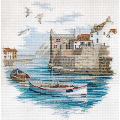 Coastal Britain - Secluded Port Cross Stitch Kit by Derwentwater Designs