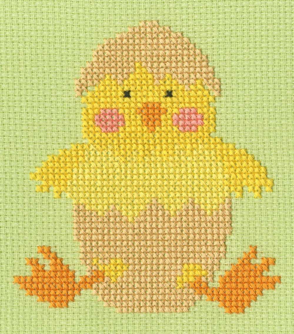 Little Stitchers Easter Chick SKIP Cross Stitch Kit - Bothy Threads