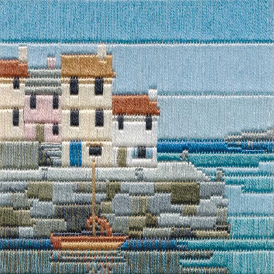 Long Stitch - Fishermens Cottages Silken by Derwentwater Designs