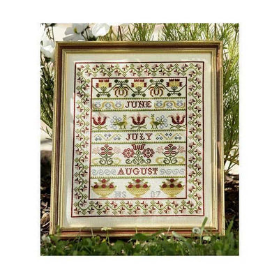 Summer Band Sampler Cross Stitch Kit Historical Sampler Co