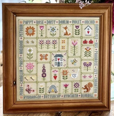 Summer Days Sampler Counted Cross Stitch Kit Historical Sampler Co
