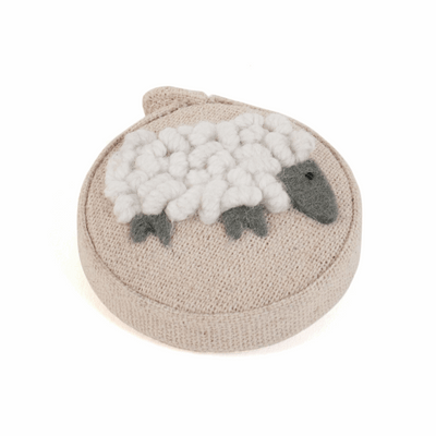 Embroidered Sheep Retractable Tape Measure - Hobby Gift