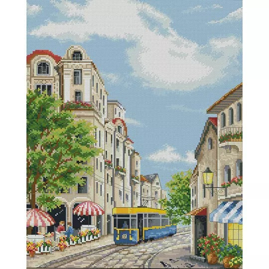 Summer Tram Cross Stitch Kit ~ VDV