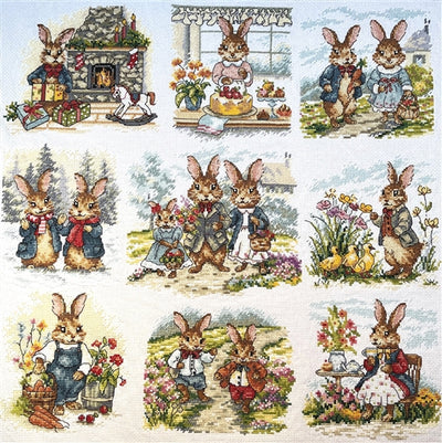 Family Stories Cross Stitch Kit ~ VDV