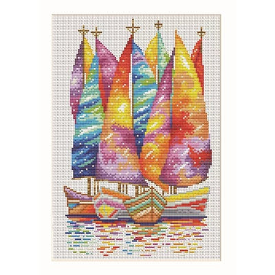 Under the Sails of Dreams Cross Stitch Kit ~ VDV