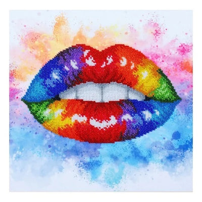 Colourful Lips Beaded Embroidery Kit ~ VDV