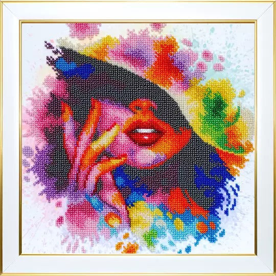 Portrait of a Woman Beaded Embroidery Kit ~ VDV