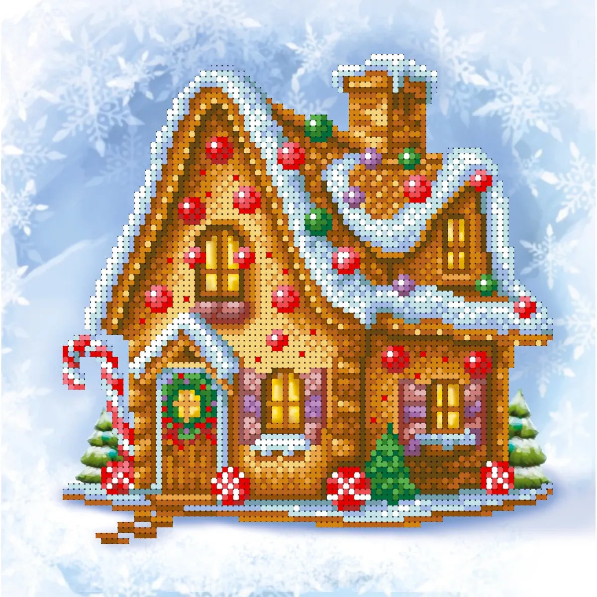 Gingerbread House Beaded Embroidery Kit ~ VDV