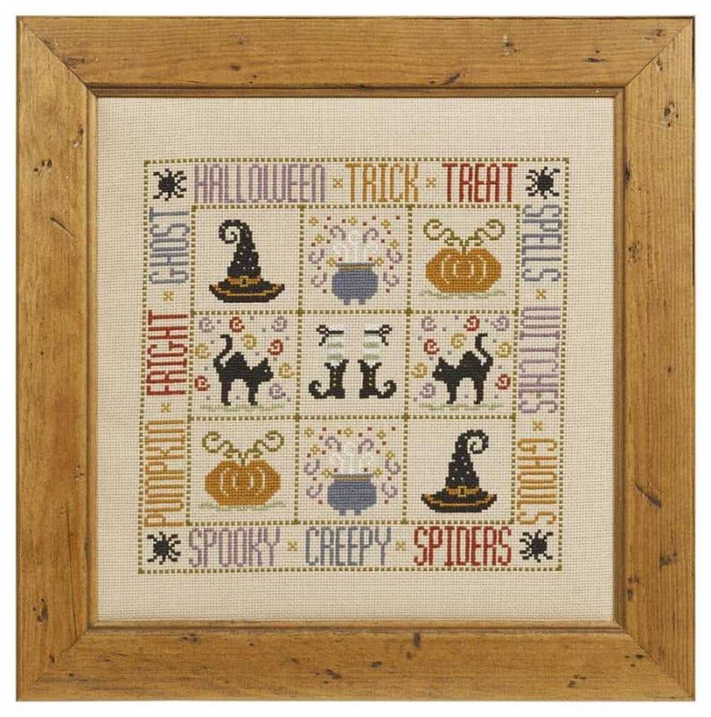 Trick or Treat Cross Stitch Kit Historical Sampler Co